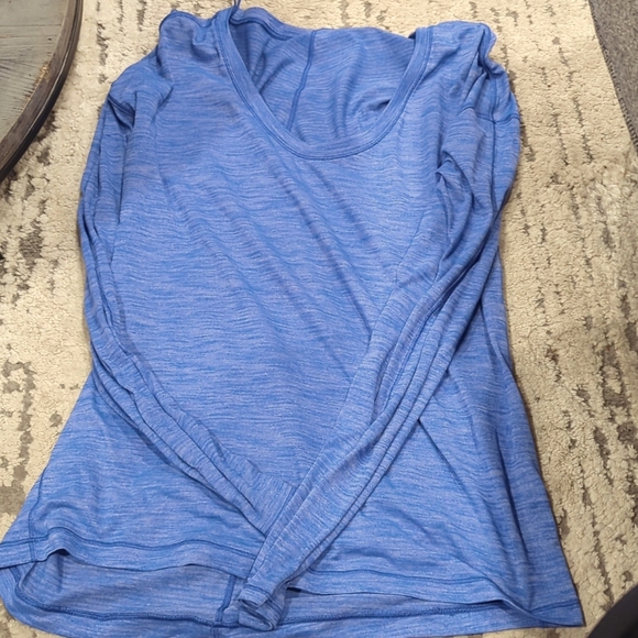 Lululemon Meant To Move Long Sleeve Heathered Blazer Blue - Picture 6 of 10